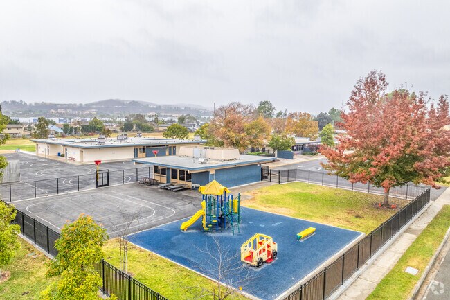 There are multiple age appropriate playgrounds at Arroyo Elementary.