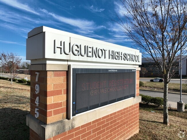 Huguenot High School is a great resource for the Westover Hills high school students.