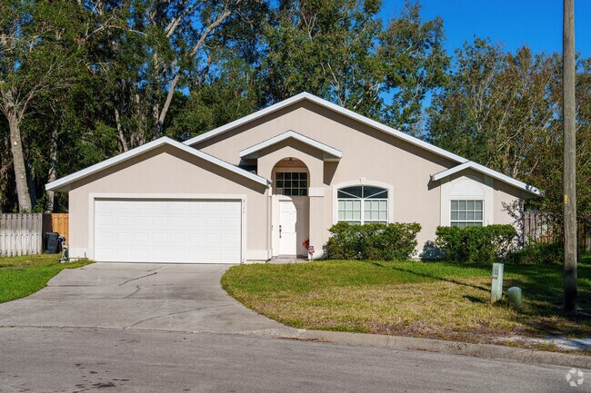 A freshly painted exterior reflects pride of ownership in this single-family Rosemont home.