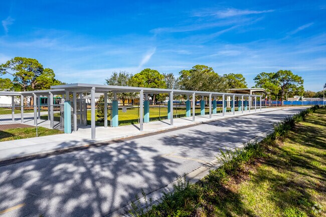 Kids can be dropped off at the drop zone when attending 74th St. Elementary school.