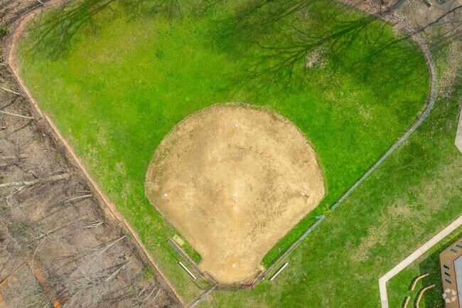 There is a baseball field on the property of Mountain View Elementary School.