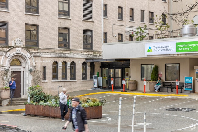 Virginia Mason's Hospital Surgery Center is just one of many medical facilities in First Hill.