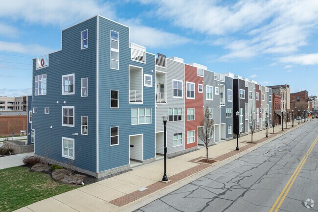 Townhomes and condos are popping up all around downtown Sandusky.