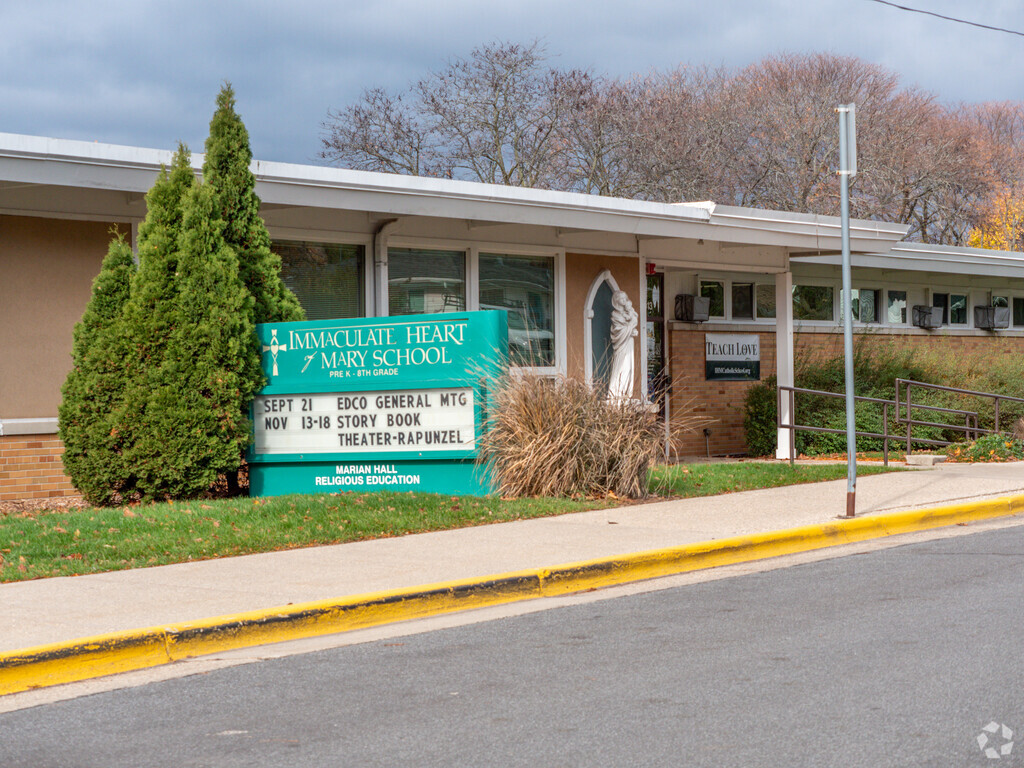 The entrance to the school.