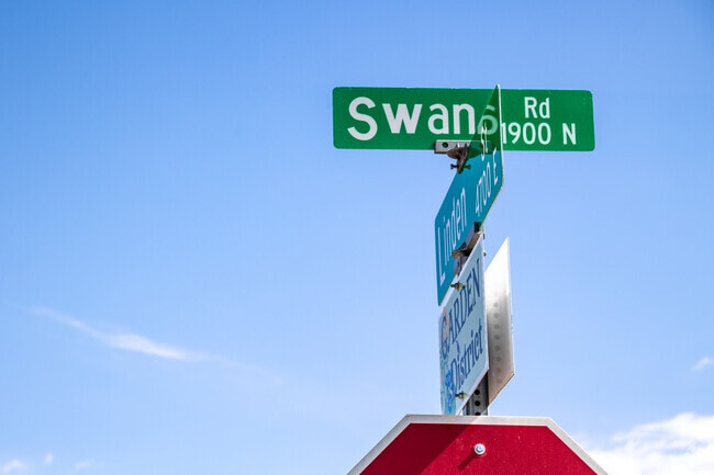 Swan Way Park is bordered on the west by Swan Road.