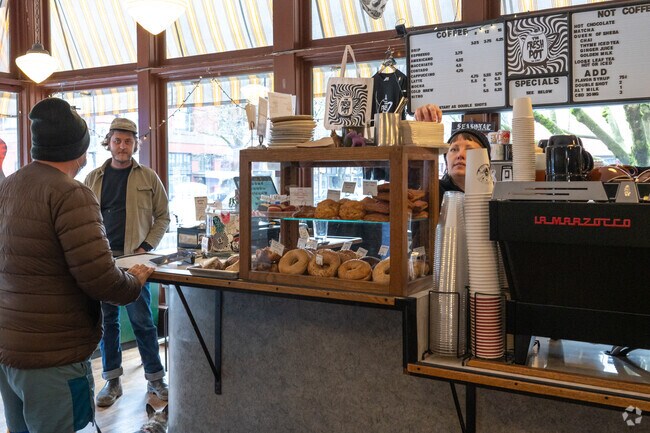Enjoy a coffee or bagel from one of the several coffee shops in the Boise neighborhood.