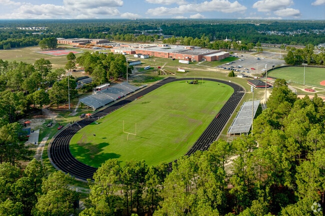 South View High School has a football field and track in South View, NC.