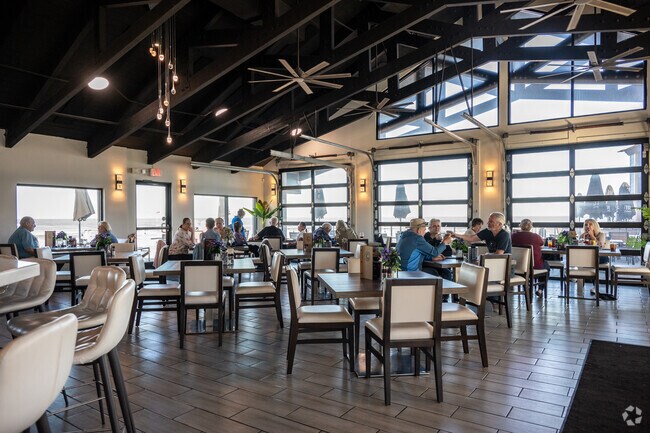 Chase's on the Beach is a great place for seafood near Bethune Beach.