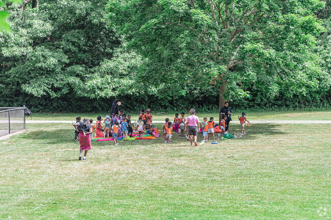 Cain Park, in Cleveland Heights,  has a large green space for the community to utilize.
