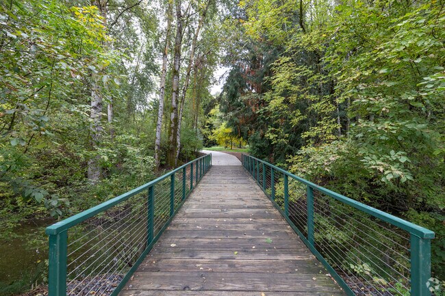 Explore the variety of trees at the Columbia Children's Arboretum on NE 6th Dr in Bridgeton.