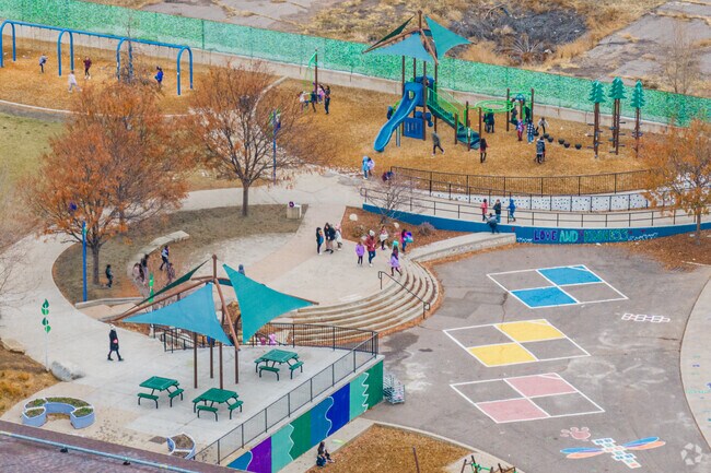 Mathematics and Science Leadership Academy playground.