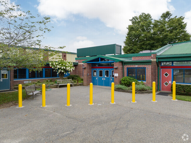 John M Marshall Elementary School entrance.