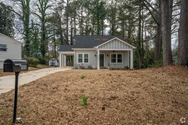 Small bungalows in Carroll Heights sit back on wooded lots surrounded by tall shade trees.