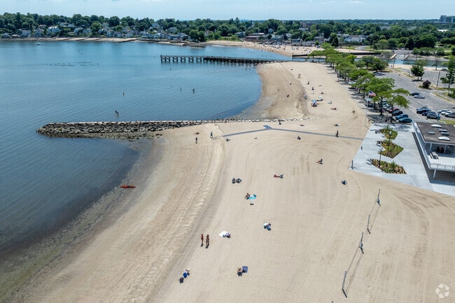 Cummings Park in The Cove has a beautiful sandy beach.