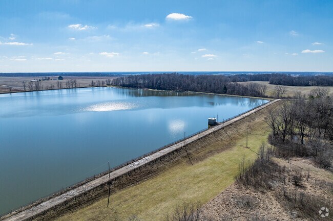 Amick Reservoir in Galion, Ohio is a very popular place for fishing, picnics and long walks.