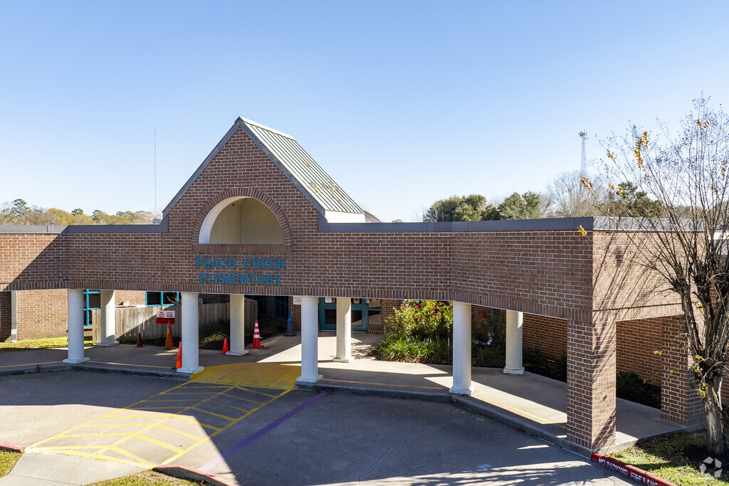 Approximately 670 students attend Peach Creek Elementary.