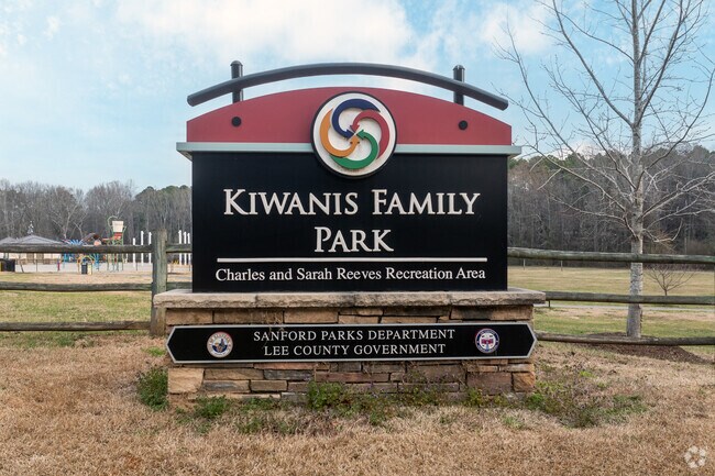 Kiwanis Park is home to the first splash pad built in Sanford, NC.