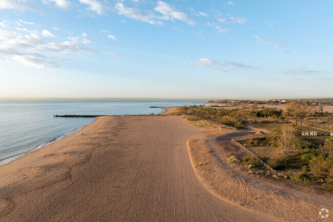 The breeze from the Atlantic Ocean adds to the laid-back ambiance of New Dorp Beach.
