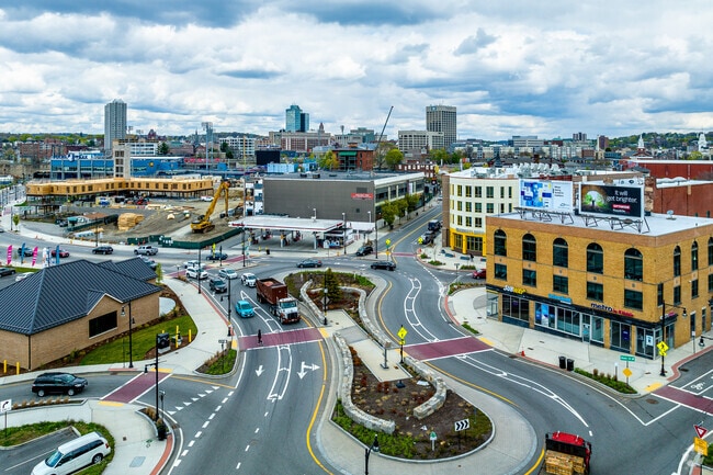 Kelley Square is one of the most notoriously chaotic traffic intersections in Green Island, MA.
