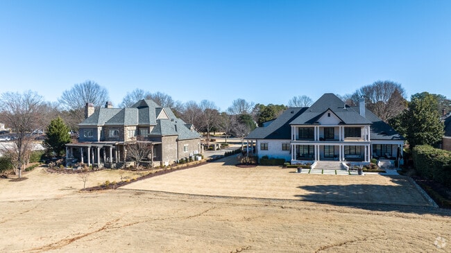 A row of homes along a hole at the Peninsula Club.