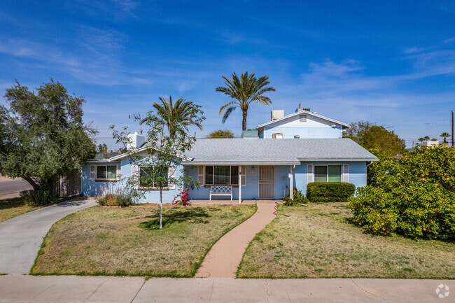 Homes in Grandview are colorful and have small-town charms.