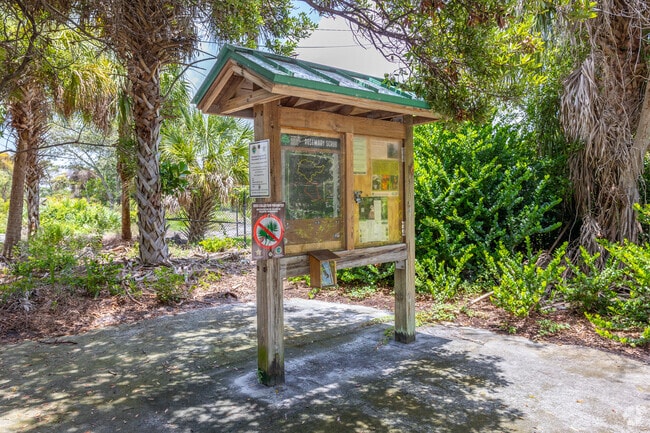 Wildlife includes birds and iguanas at the Rosemary Scrub Natural Area in Rolling Green Ridge.
