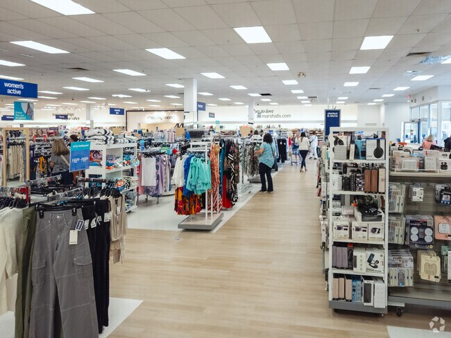 The local Marshalls has a great selection of clothes in the area.