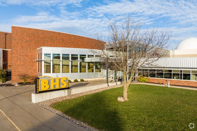 Students at Bettendorf High School in downtown Bettendorf excel in college readiness.