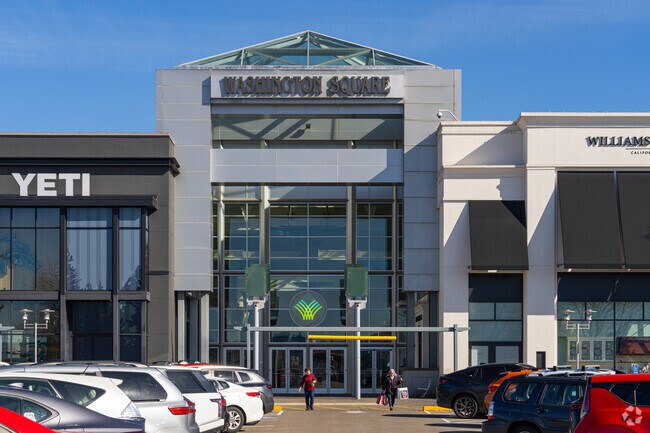 Washington Square Mall is just across Hwy 217 from Englewood Park. It features local retailers alongside big box stores and national food chains.