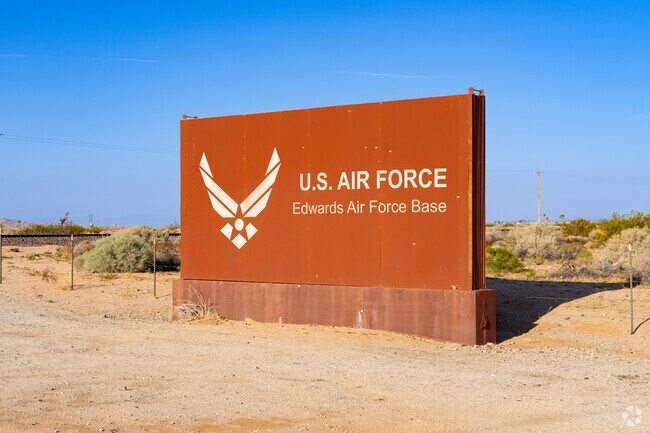 Edwards Air Force Base employs many residents in North Edwards.