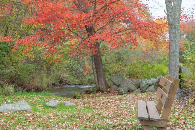Slow down and relax by the river in North Pembroke, enjoying the peaceful sounds of nature.