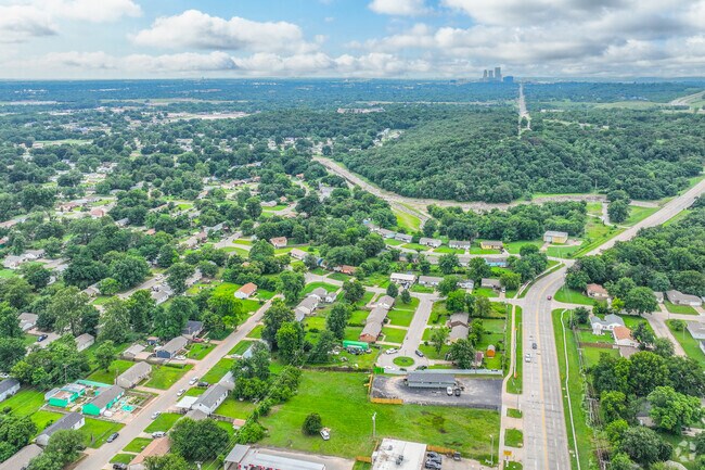 Downtown Tulsa sits just a few miles to the South of Walt Whitman neighborhood.