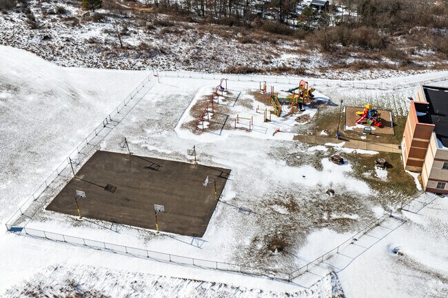 Burgettstown Elementary Center has a large playground area for their students.