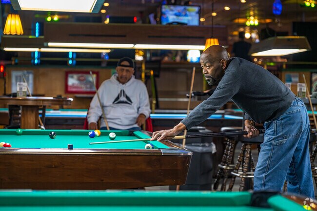 You can always find a game at Romine's High Pockets in Goldman Park.