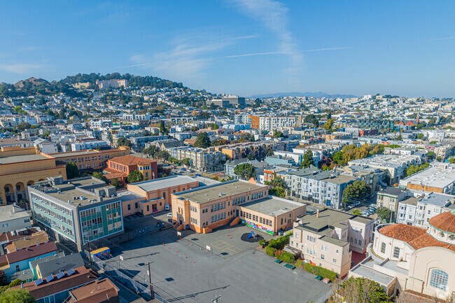 Mission Dolores Academy is an independent K-8 Catholic school.