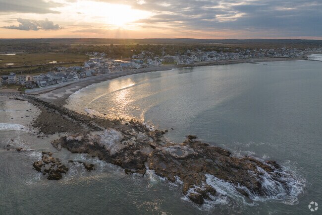 The Brant Rock received its name from this large rock formation jetting out into the Atlantic.