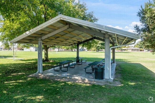 Families love the shaded areas of Balfour Park, which provide relief on hot sunny days.