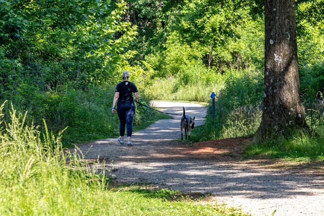You can take your four legged friends on the nature trail at Chantilly Park.