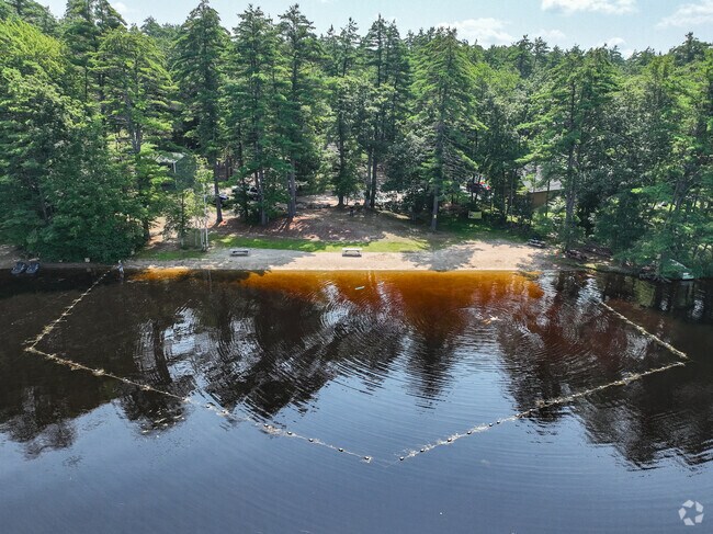 There are a few designated swimming areas at Lake Arrowhead.