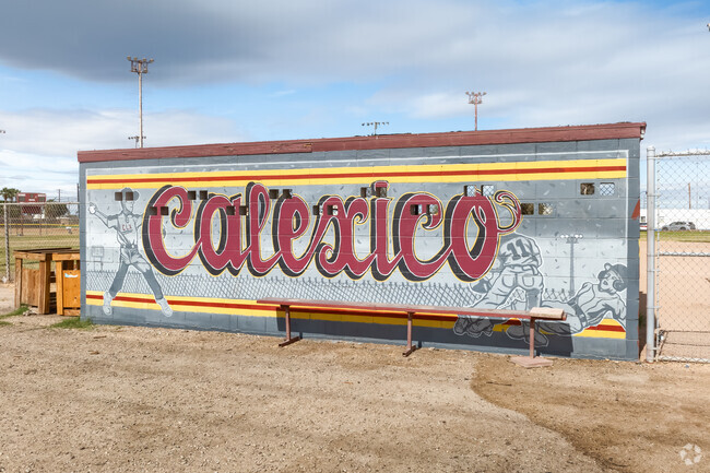 Calexico features over 15 parks, including Legion Park, with green spaces, playgrounds, and sports fields.