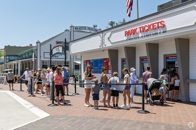 Summertime in Arnolds Park means the historic amusement park of the same name is alway busy.