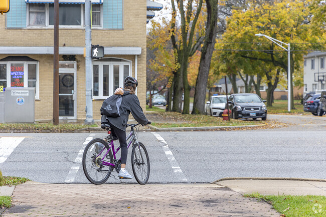 Residents of Evergreen Estates can bike on the sidewalks of Niles.
