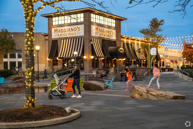 The mall in Columbia is a great place to bring the family for an evening out.