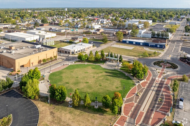 In the summertime when the weather is hot, Old West End residents can hear live music at Canan Commons Park in downtown Muncie.
