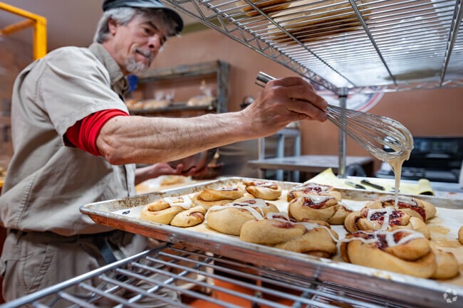 Buzz's Bakery offers amazing baked goods in Buffalo Soapstone for private sales and they can also be found at local cafes.