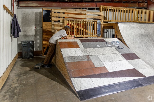 Studio Skate Supply's is a great place to meet of with friends after a long day.