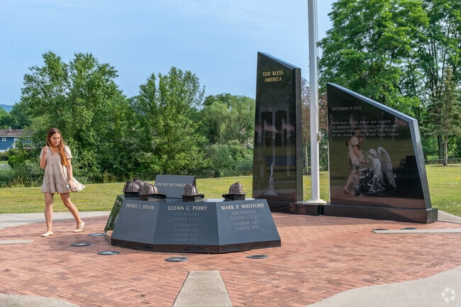 Firefighters Memorial Park in Blooming Grove honors five local firefighters who died on 9/11.