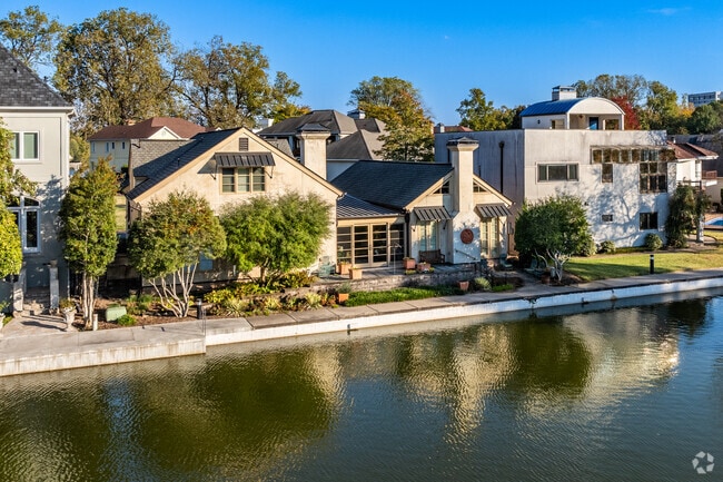 Riverdale has a variety of custom build  homes that sit right on the waters edge.