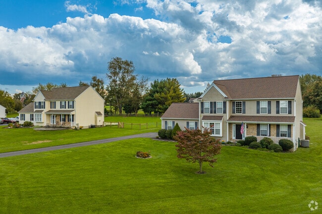 Traditional homes in West Fallowfield Township are tucked away on quiet streets.