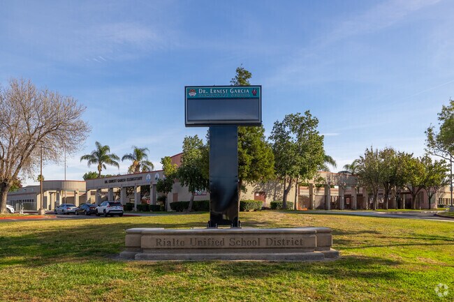 Ernest Garcia Elementary School: Welcoming gateway to educational excellence.